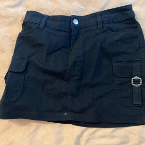 Wild Fable Black Skirt with Elastic Waist